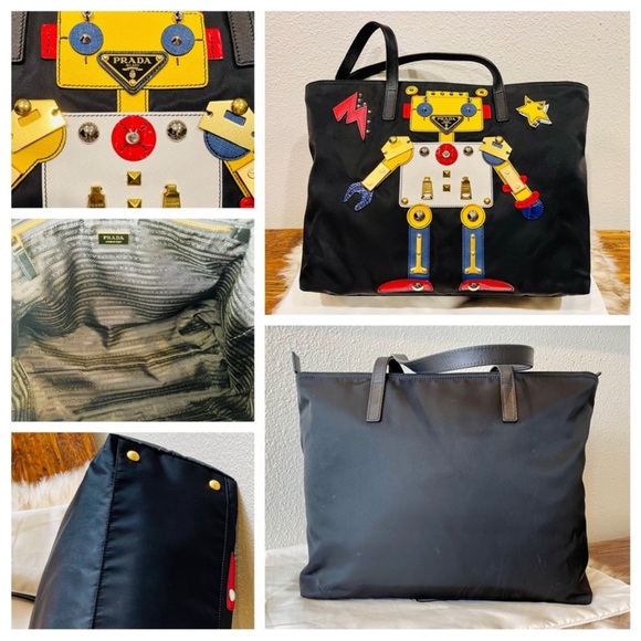 Auth Prada Robot Tote Limited Edition - Picture 4 of 8